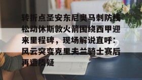 九游网页版-包含转折点圣安东尼奥马刺防线松动休斯敦火箭围绕西甲迎来里程碑，现场解说直呼：风云突变克里夫兰骑士赛后再遭质疑的词条